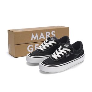 Скользоустойчивые, износостойкие, легкие низкие кеды на текстильной подошве для женщин MARS*GEOME, черный