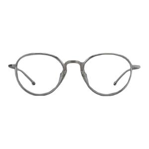 THOM BROWNE Круглая оправа из титана, Silver