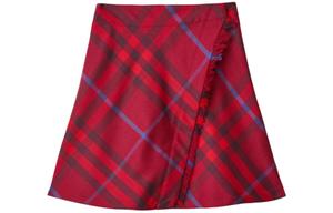 Детская юбка Burberry, цвет Crimson
