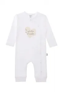 Комбинезон Liliput "Beloved Miracle" с практичной планкой на кнопках, белый