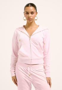 Толстовка Juicy Couture GIGI DEBOSSED ZIP, Cherry Blossom/Light Pink