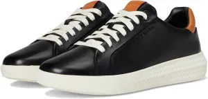 Cole Haan Мужские кроссовки Grand Hurrion с шнуровкой до носка, черный/слоновая кость