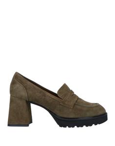 Лоферы Officina | Lab, зеленый