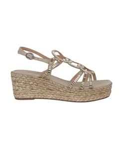 Сандалии на танкетке Alma En Pena, бежевый