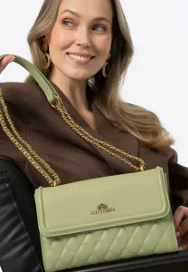 Стеганая сумка с клапаном Wittchen, Light Green