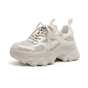 Дышащие легкие низкие кроссовки для увеличения роста, женские K KANGXUANAN, Silver