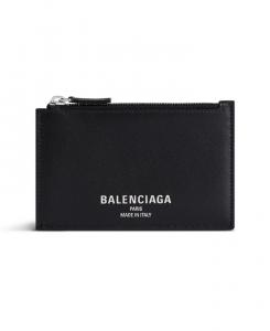 Кредитный длинный держатель для монет и карт Balenciaga, черный