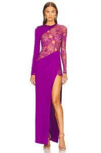X revolve платье хиллари Michael Costello, фиолетовый
