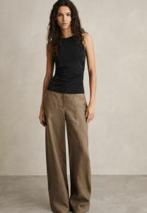 Топ MADELYNNE RUCHED-SIDE Reiss, черный