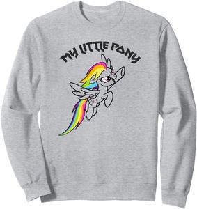 Толстовка My Little Pony: Friendship Is Magic Rainbow Dash Fly Rock, серая