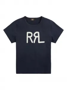 Футболка с логотипом Ralph Lauren RRL, синий