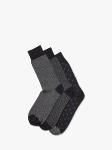 Носки из богатого хлопка Charles Tyrwhitt, цвет Black/Grey