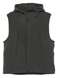 Жилет с капюшоном C.P. Company, серый