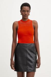 Топ Patrizia Pepe, оранжевый