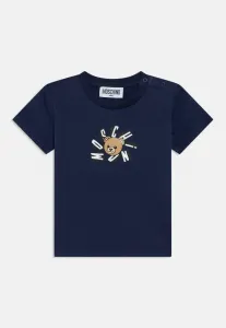 Детская футболка унисекс с принтом Moschino, Blu Navy