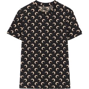 Moon Футболка с короткими рукавами Marine Serre, черный