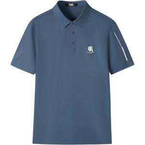 KARL LAGERFELD / Karl Lagerfeld Jeans Футболка-поло Karl Lagerfeld SS25 мужская navy blue