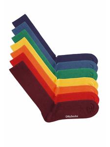Носки DillySocks 7er Pack Ribbed Rainbow Collection, цвет multicolor