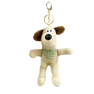 Плюшевый кулон для собачьей сумки Palm Dog Cute Scarf, 12 см Dolls and bears dance, зеленый