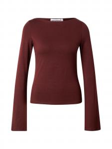 WEEKDAY Лонгслив 'Annie' в красном цвете