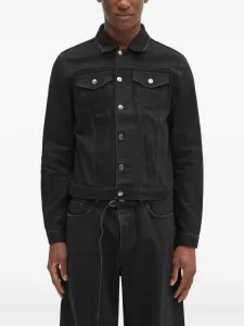 Джинсовая куртка на пуговицах 032C, черный