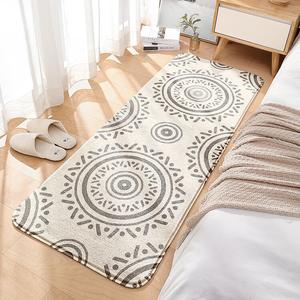 Dajiang Ковер 60х160 см для спальни/гостиной в стиле ваби-саби, с длинным толстым ворсом, для кошачьих когтеточек