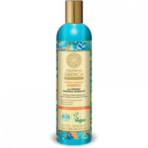 Профессиональный шампунь «Облепиха интенсивное увлажнение» для нормальных и сухих волос, Natura Siberica