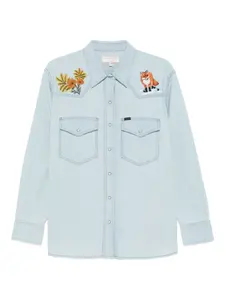 Рубашка с вышивкой Filson, синий