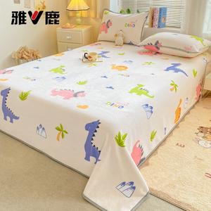 Yalu Флисовый плед 230х250 см, односпальный, мягкий и теплый