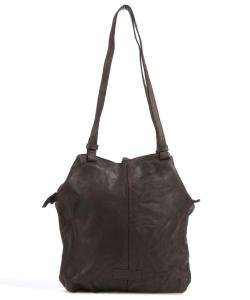 Сумка-шоппер из мелкозернистой яловой кожи Harold'S, коричневый