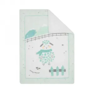 Детское одеяло Kikkaboo Sleepy Sheep Super Soft Sherpa, 110/140 см, белый