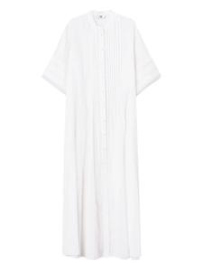 Платье макси на пуговицах TWINSET, белый