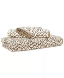 Банное полотенце Lauren Ralph Lauren махровое, черный