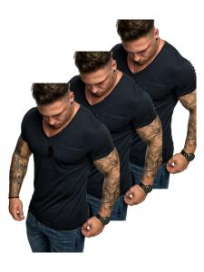 Набор из 3 мужских футболок 3. PATERSON (3 шт., темно-синий цвет)