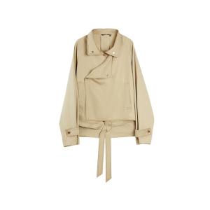 ELLE Куртка Women's Khaki Lapel Moderate