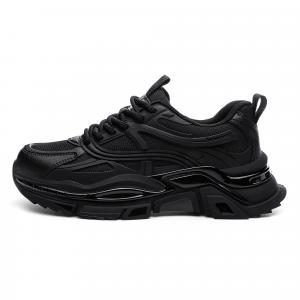 JEEP SPIRIT Кроссовки Darth Vader с амортизацией, износостойкие, низкие, массивные, мужские, графитово-черные