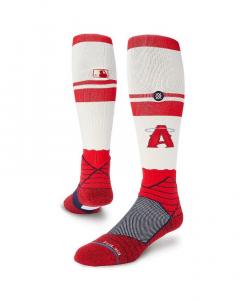 Мужские красные носки Los Angeles Angels City Connect поверх икры Stance, красный