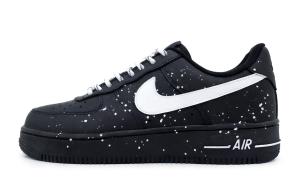 Nike Air Force 1 Little Black Guy устойчивые к истиранию низкие скейтборд обувь unisex black