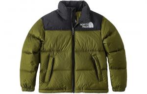 Детская пуховая куртка THE NORTH FACE, зеленая