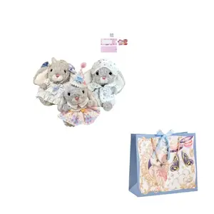 Очаровательные милые плюшевые куклы кролики высота 15см AOLETU