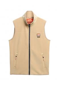 Жилет Superdry, светло-бежевый