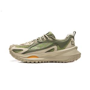 Амортизирующие износостойкие низкие кеды унисекс LiNing, желтый/зеленый