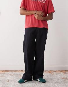 Широкие брюки-чинос New Era LA Dodgers темно-синего цвета