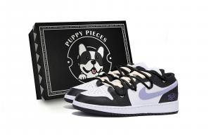 Air 1 Противоскользящие Низкие Детские Баскетбольные Кроссовки Черные Подростки Jordan