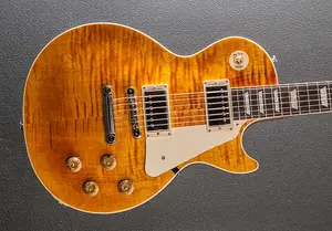 Gibson USA Les Paul Standard 50-х с фигурной верхней декой - Медовый Янтарь