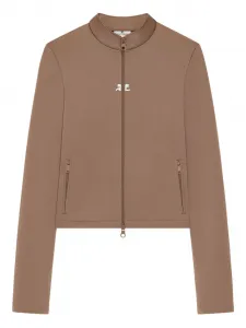 Укороченная куртка на молнии Courrèges