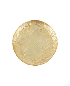 Салатная тарелка «Лунный бокал» с оливками VIETRI, золото