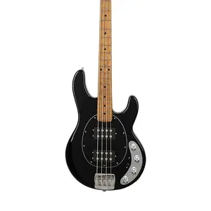 Ernie Ball Music Man StingRay Special HH Черный клен, черная накладка, с мягким чехлом Mono
