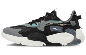 Скользоустойчивые, износостойкие, дышащие мужские повседневные кросовки низкие It Is Black Gray green Jade Erke, Black Green