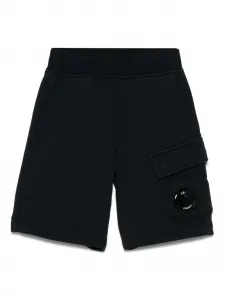 Шорты с декором Lens C.P. Company Kids, синий